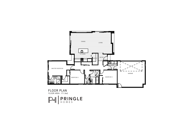 Floor plan for Lot 7 Berryfields, 171.9 square metres